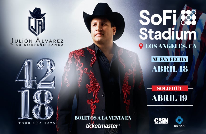 Julión Álvarez USA Tour 2025