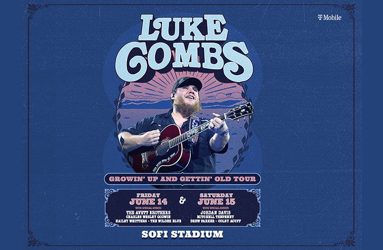 More Info for Luke Combs Confirms 25 New U.S. Stadium Shows With 2024 “Growin’ Up and Gettin’ Old Tour”