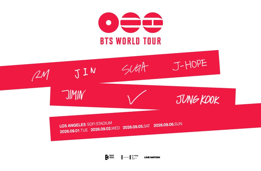 BTS SoFi Stadium 이벤트 안내 이미지