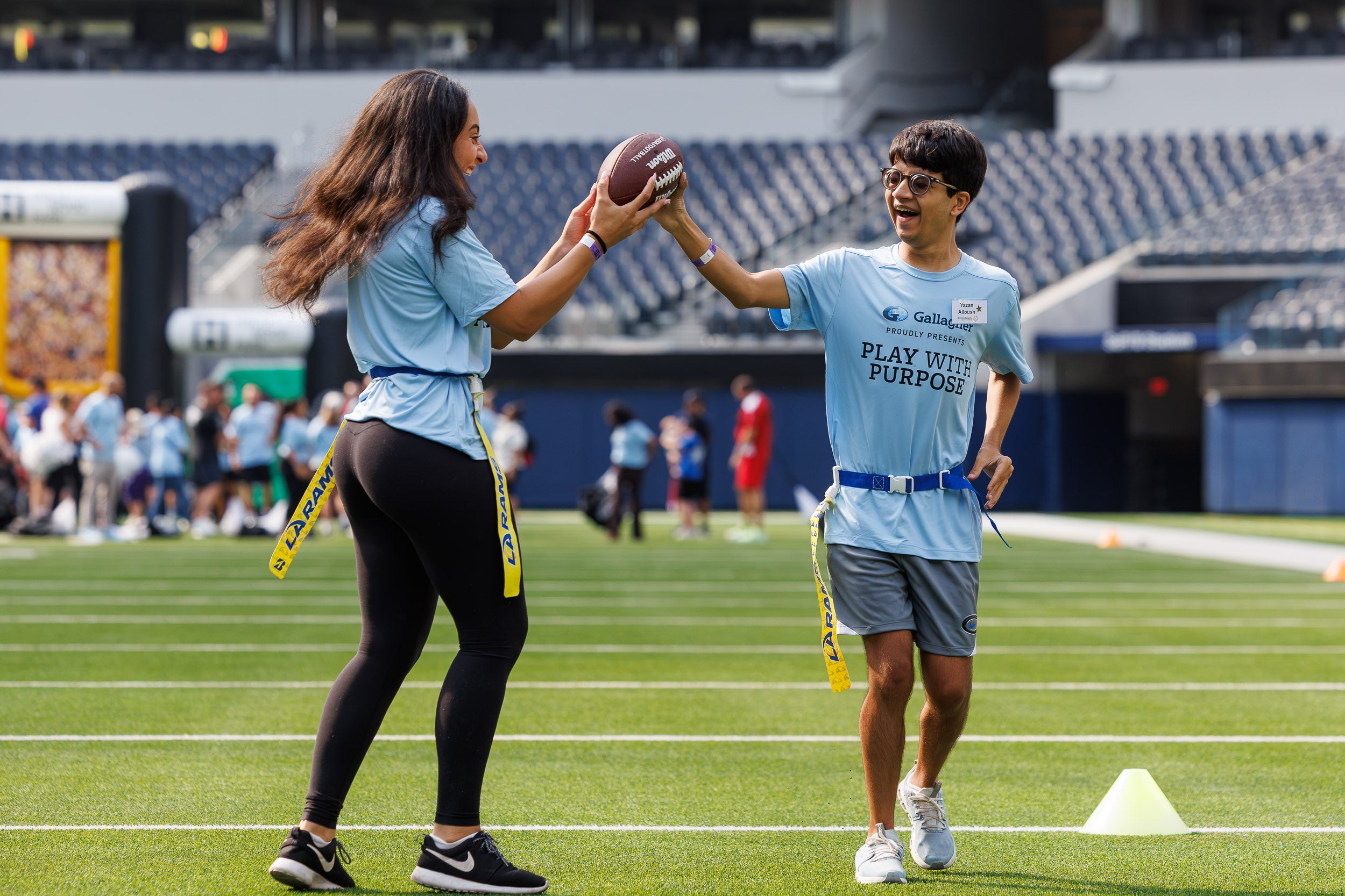 Hollywood Park, Gallagher and Special Olympics Southern California Celebrate “Play With Purpose” at SoFi Stadium