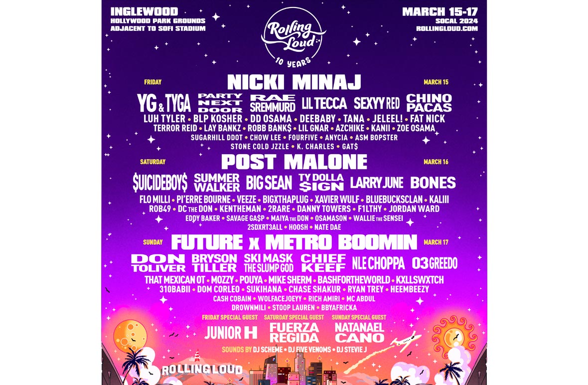 Rolling Loud California 2024 Adds Ty Dolla ign to Lineup SoFi Stadium