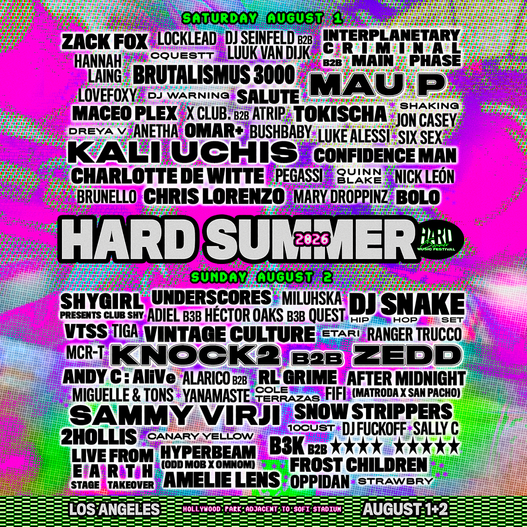 HARD Summer Music Festival Announces Lineup for 2026 Edition